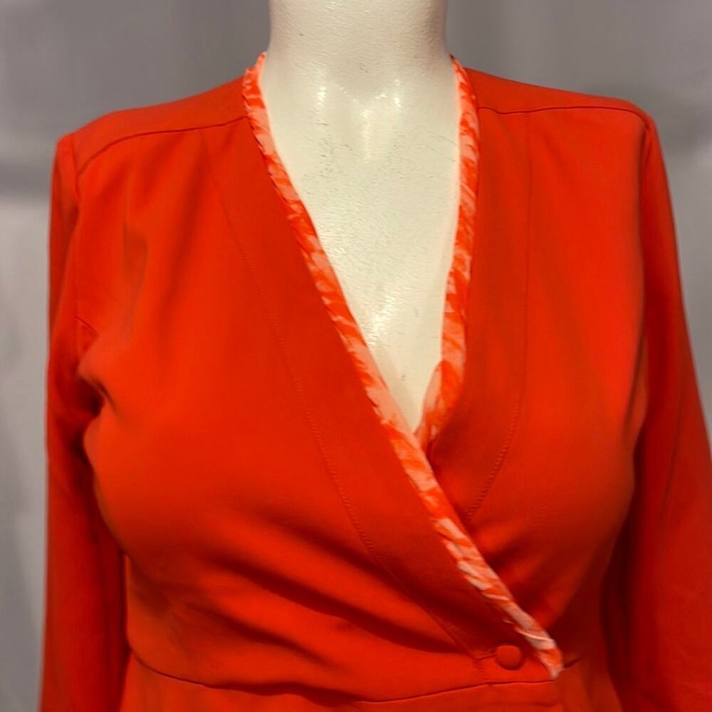 CAbi  Style #216 Jane Jacket Peplum Orange BNWOT - Picture 6 of 12